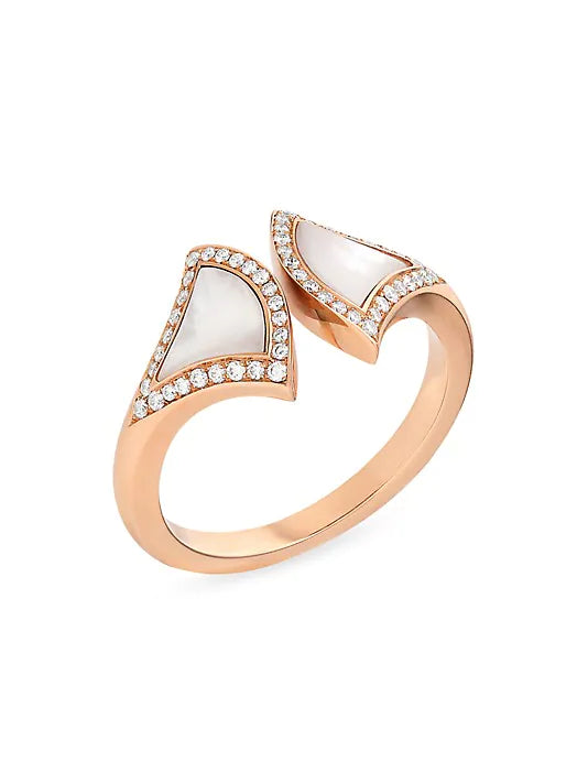 ˇGilded EraˇDREAM MOP DIAMOND OPEN RING