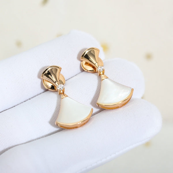 ˇGilded EraˇDREAM MOP PINK GOLD EARRINGS