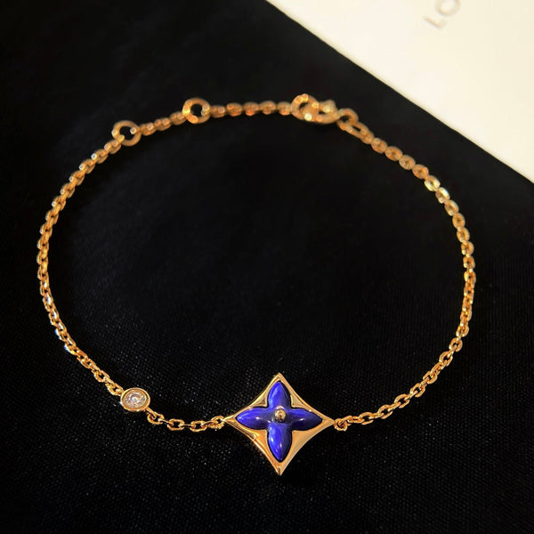 ˇGilded EraˇCOLOR STAR PINK GOLD DIAMOND BRACELET