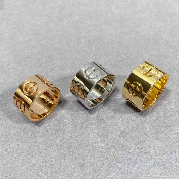 ˇGilded EraˇLOVE 11MM LARGE RING