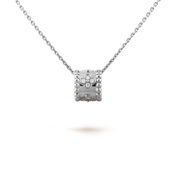 ˇGilded EraˇPERLEE PEDANT SIVLER DIAMOND NECKLACE