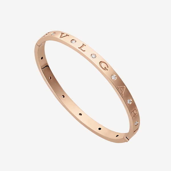 ˇGilded EraˇZERO 1 PINK GOLD 12 DIAMONDS BRACELET