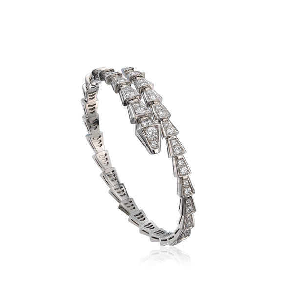 ˇGilded EraˇSERPENTI BRACELET 6MM SILVER DIAMOND