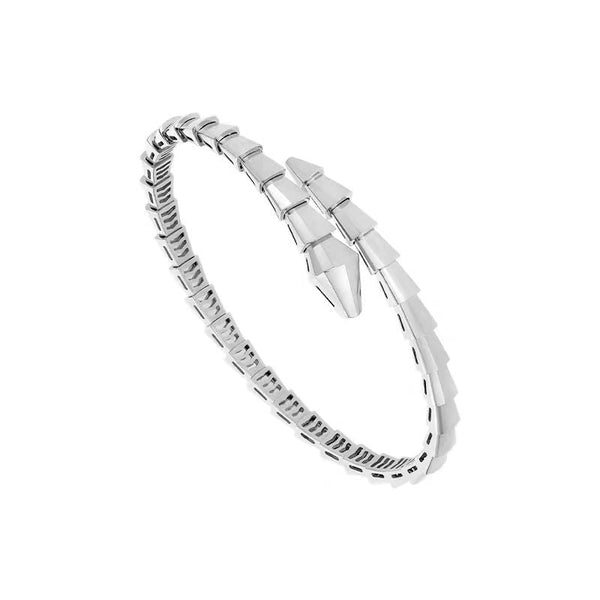 ˇGilded EraˇSERPENTI VIPER SILVER BRACELET