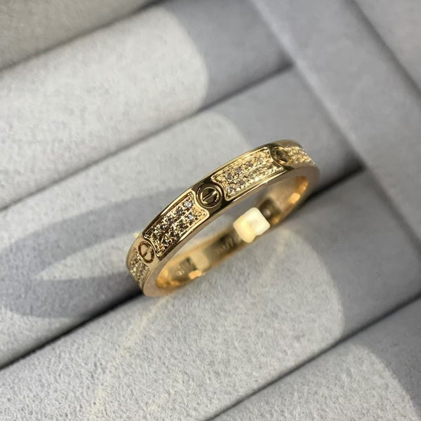 ˇGilded EraˇLOVE RING 2.65MM DIAMOND