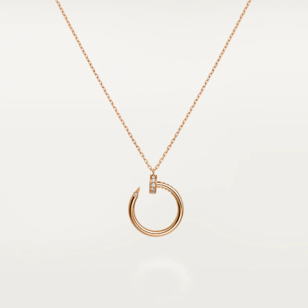 ˇGilded EraˇJUSTE NECKLACE PINK GOLD