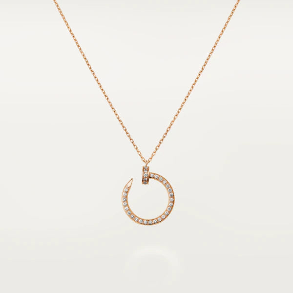 ˇGilded EraˇJUSTE NECKLACE PINK GOLD DIAMONDS