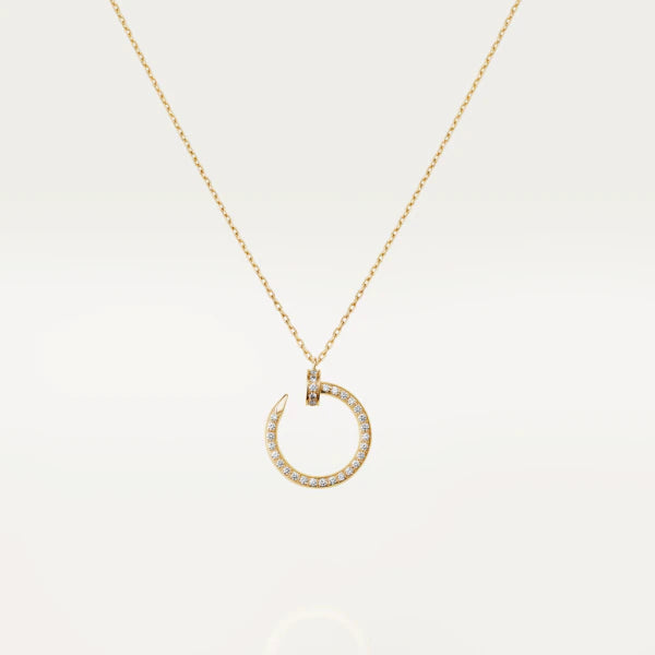 ˇGilded EraˇJUSTE NECKLACE GOLD DIAMONDS