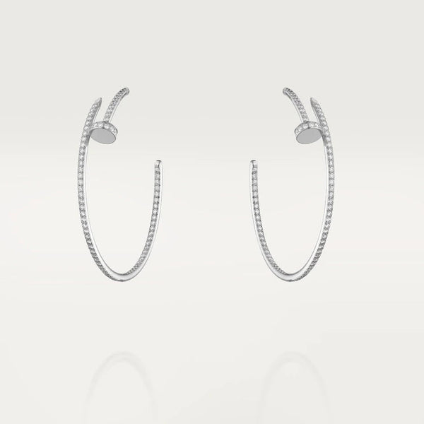 ˇGilded EraˇJUSTE EARRINGS FULL DIAMONDS 1.8MM