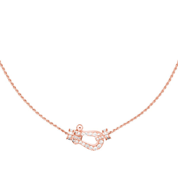 ˇGilded EraˇFORCE 10 PINK GOLD DIAMOND NECKLACE