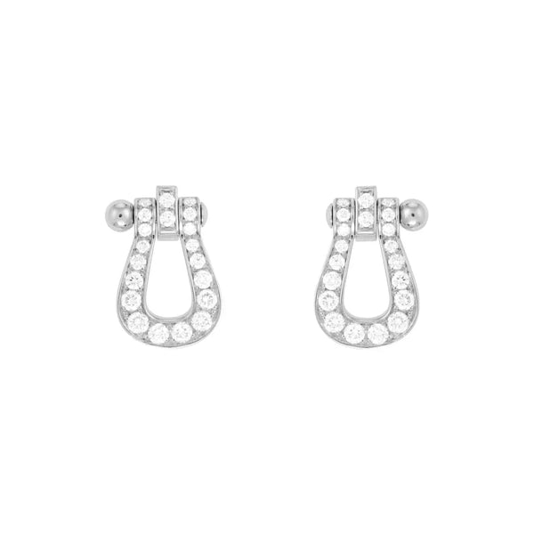 ˇGilded EraˇFORCE 10 FULL DIAMOND STUD EARRINGS MINI MODEL