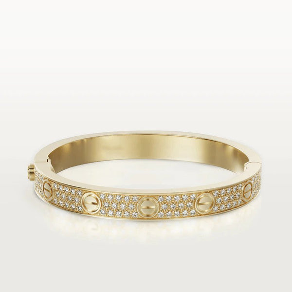 ˇGilded EraˇLOVE BRACELET 6.1MM DIAMOND-PAVED