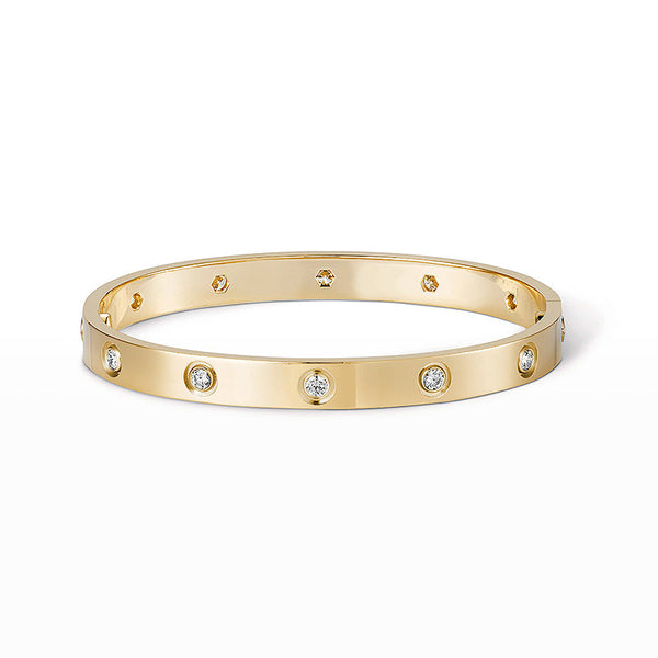ˇGilded EraˇLOVE BRACELET 6.1MM 10 DIAMONDS