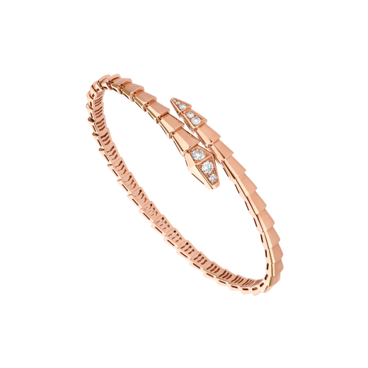 ˇGilded EraˇSERPENTI BRACELET DIAMONDS PINK GOLD