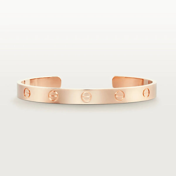 ˇGilded EraˇLOVE BRACELET 6.1MM OPEN CUFF