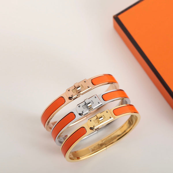 ˇGilded EraˇHM KELLY ORANGE BRACELET
