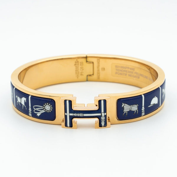 ˇGilded EraˇH BRACELET BLUE CERAMIC