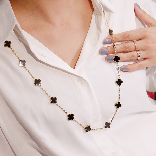 ˇGilded EraˇCLOVER 20 MOTIFS ONYX ROSE GOLD