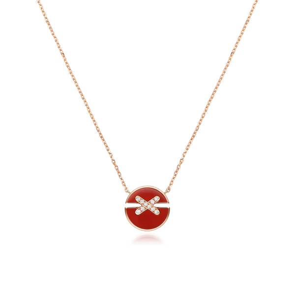 ˇGilded EraˇJEUX DE ROSE GOLD DIAMOND NECKLACE