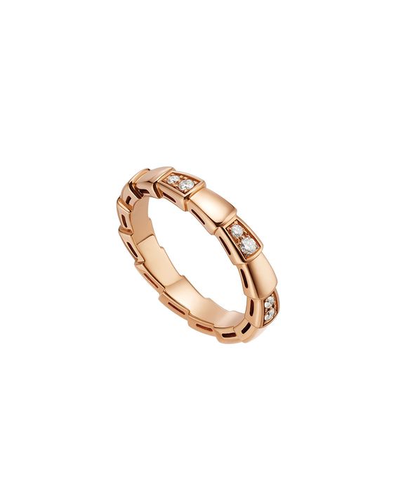 ˇGilded EraˇSERPENTI RING PINK GOLD  3MM