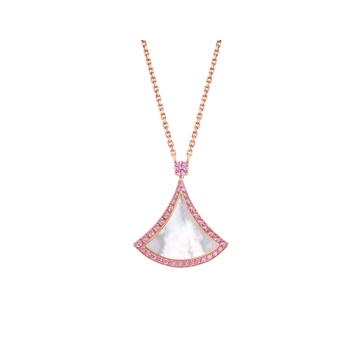 ˇGilded EraˇDREAM NECKLACE MOP DIAMOND PINK