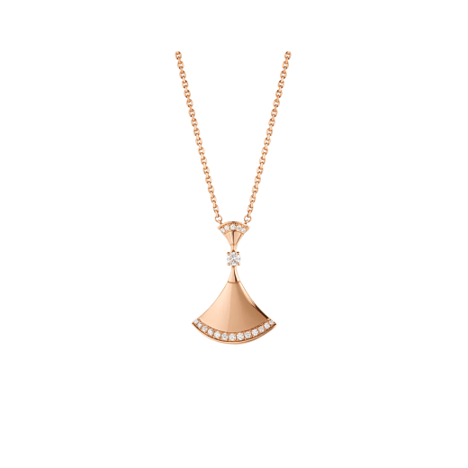 ˇGilded EraˇDREAM NECKLACE PINK GOLD DIAMOND