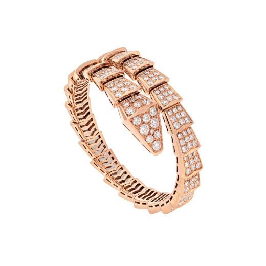 ˇGilded EraˇSERPENTI BRACELET 8MM PINK GOLD DIAMOND