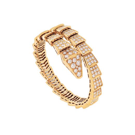 ˇGilded EraˇSERPENTI BRACELET 8MM GOLD DIAMOND