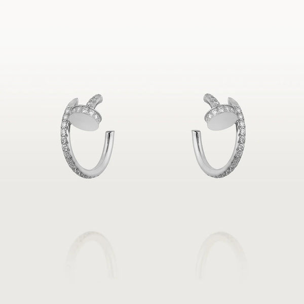 ˇGilded EraˇJUSTE EARRINGS 12.75MM SILVER DIAMOND
