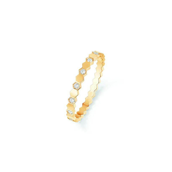 ˇGilded EraˇBEE LOVE RING GOLD DIAMOND