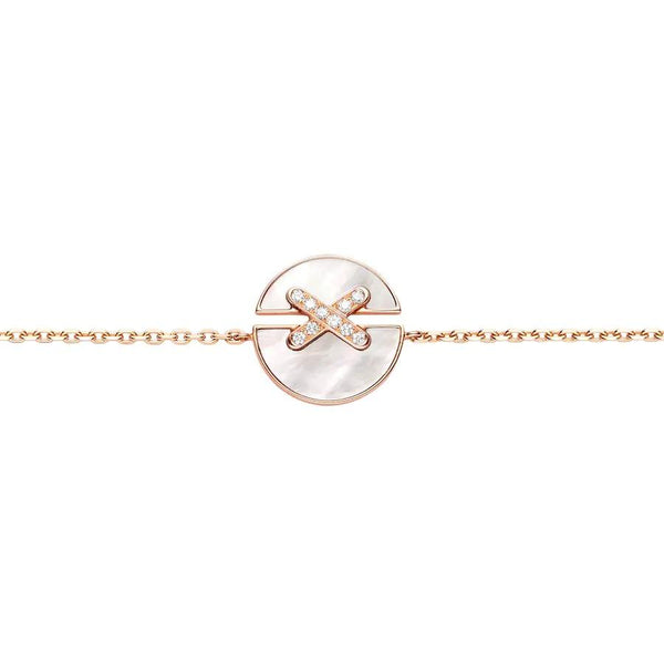 ˇGilded EraˇJEUX DE BRACELET MOP PINK GOLD DIAMONDS