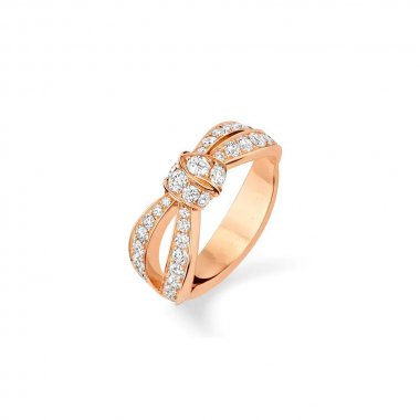ˇGilded EraˇLIENS ROSE GOLD DIAMOND RING
