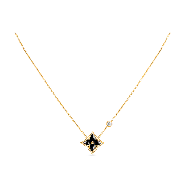 ˇGilded EraˇSTAR BLACK MOP NECKLACE