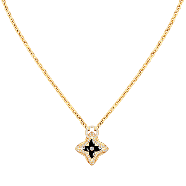 ˇGilded EraˇSTAR PEDANT PINK GOLD DIAMOND NECKLACE