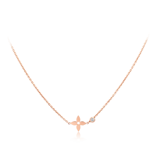 ˇGilded EraˇBLOSSOM PENDANT PINK GOLD AND DIAMOND