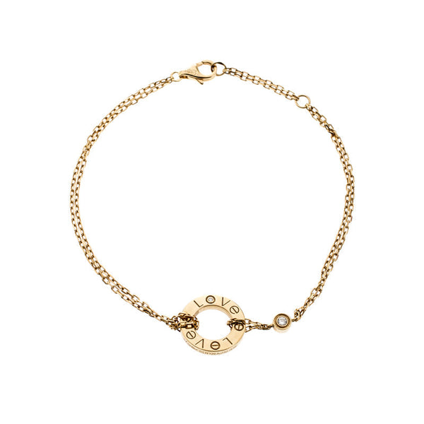 ˇGilded EraˇLOVE BRACELET 2 DIAMOND