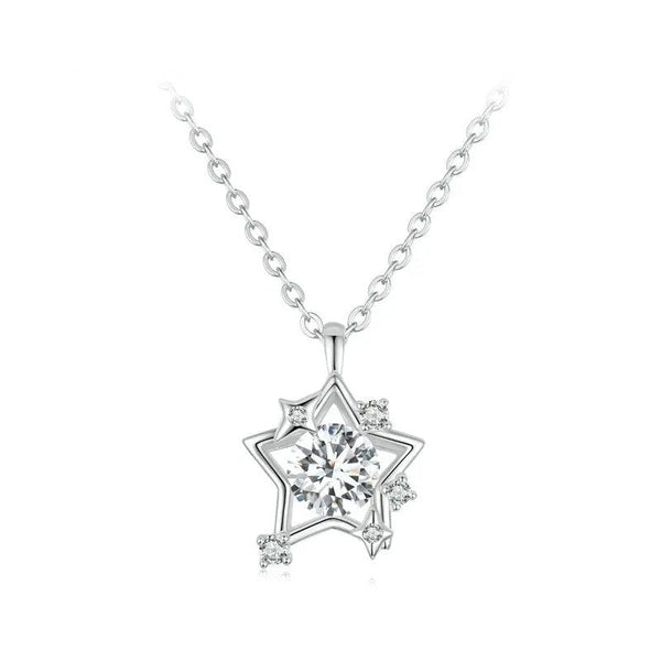 ˇGilded EraˇShiny Star Pendant Necklace