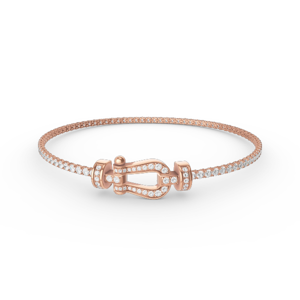 ˇGilded EraˇFORCE  HORSESHOE  DIAMOND TENNIS BRACELET