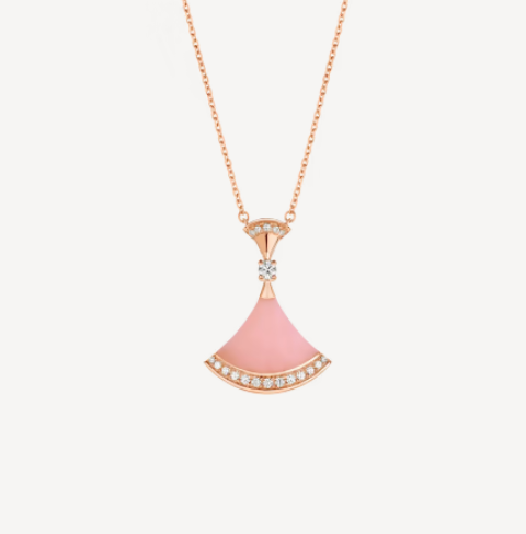 ˇGilded EraˇDREAM NECKLACE PINK OPAL