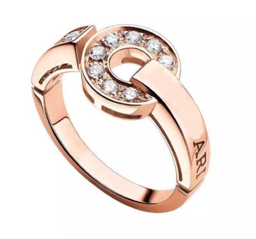 ˇGilded EraˇDREAM RING DIAMOND PINK GOLD