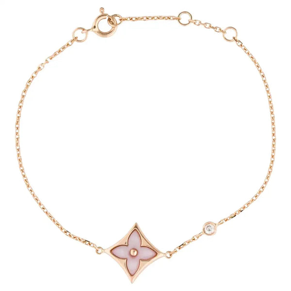 ˇGilded EraˇSTAR 1 DIAMOND PINK GOLD BRACELET