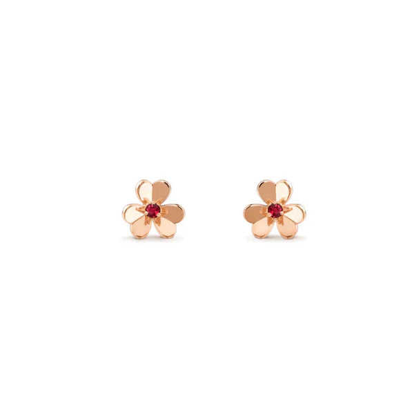 ˇGilded EraˇFRIVOLE  FLOWER PINK EARRINGS