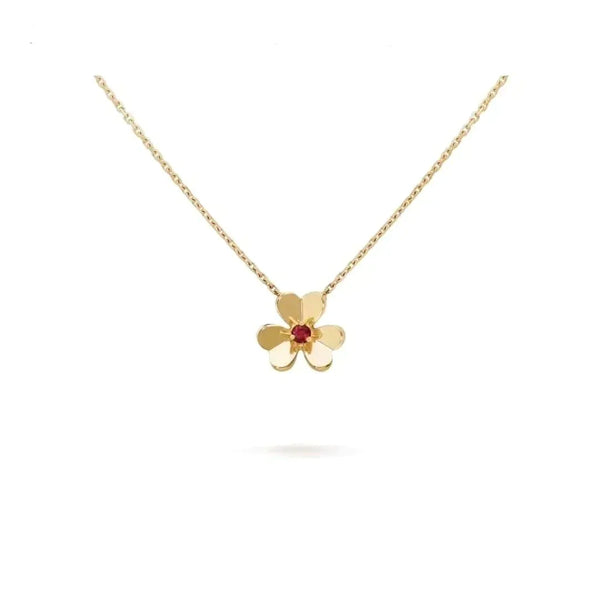 ˇGilded EraˇFRIVOLE GOLD FLOWER NECKLACE