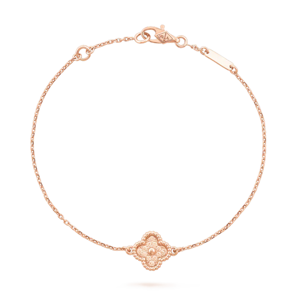 ˇGilded EraˇCLOVER SINGLE FLOWER BRACELET