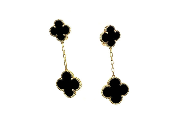 ˇGilded EraˇCLOVER 2 MOTIFS  EARRINGS (MULTIPLE CHOICESC