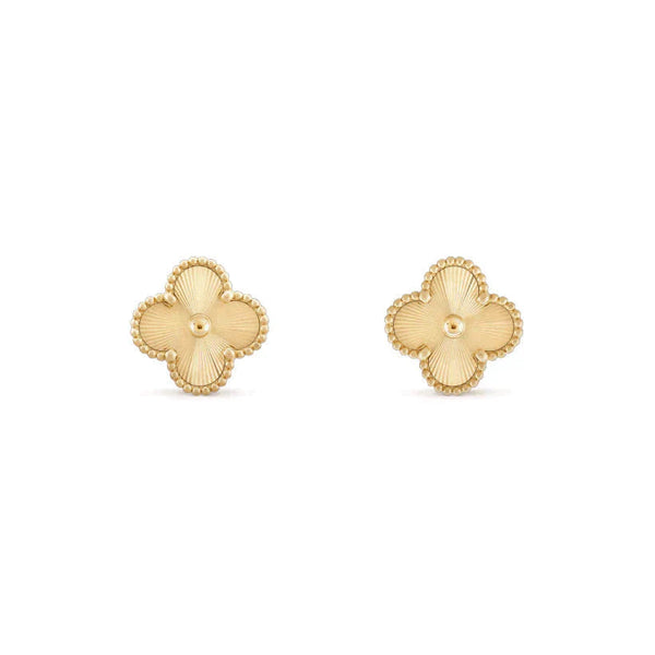 ˇGilded EraˇCLOVER MEDIUM 1 MOTIFS LASER EARRINGS