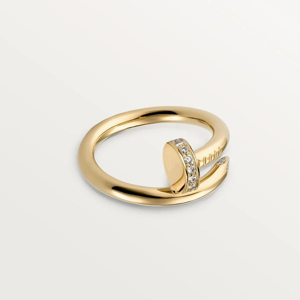 ˇGilded EraˇJUSTE RING 2.65MM GOLD DIAMOND